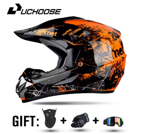 Youth kids motocross - motocross, helmet