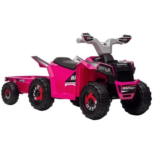 Homcom electric quad bike 6v - quad,