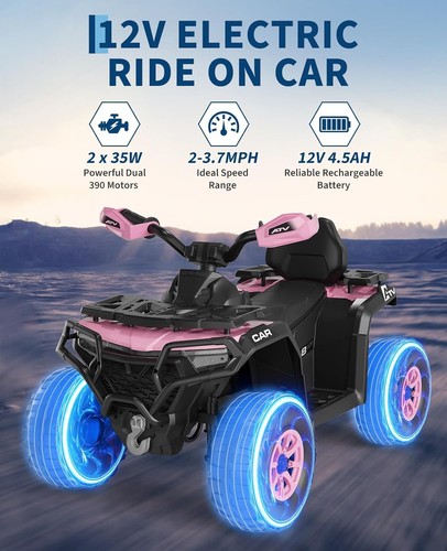 Kids quad bike electric - quad, ride