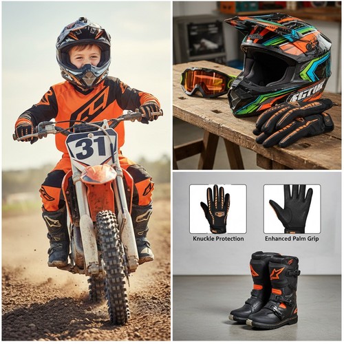 Motocross kids gloves off - mx,