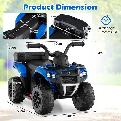 Kids electric quad bike - 6v,