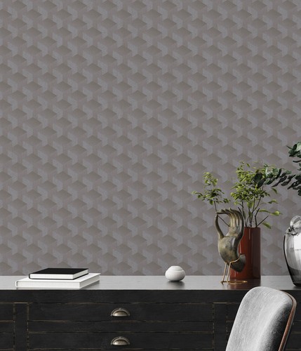 Non woven wallpaper cube - wallpaper, 3d
